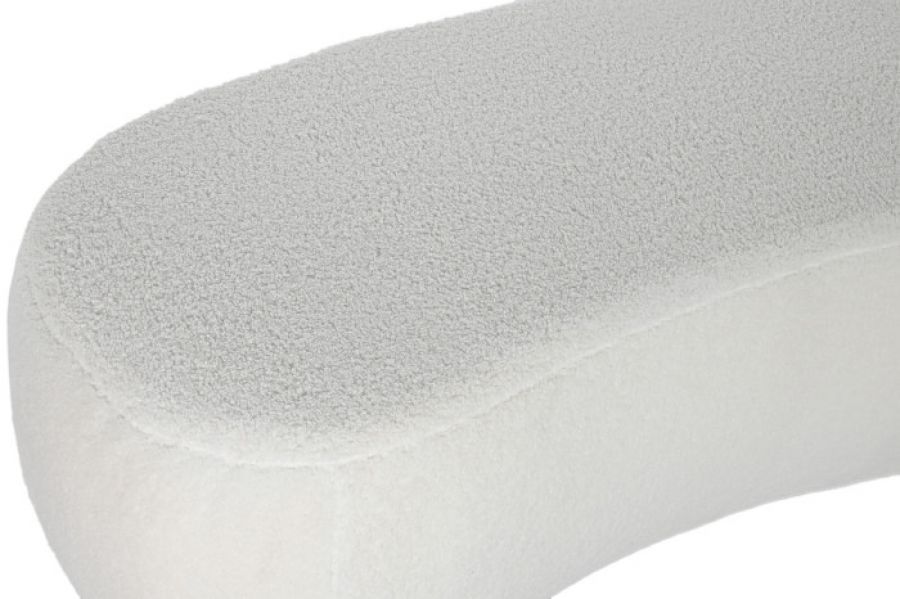 Ławka puf Moelle boucle cream - Item International