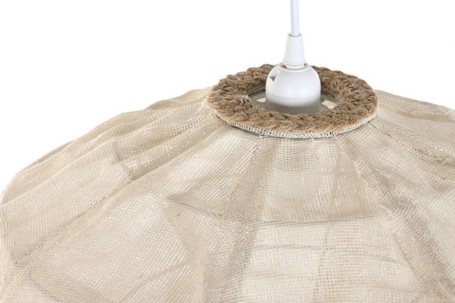 Lniana Lampa wisząca Japandi  - Item International