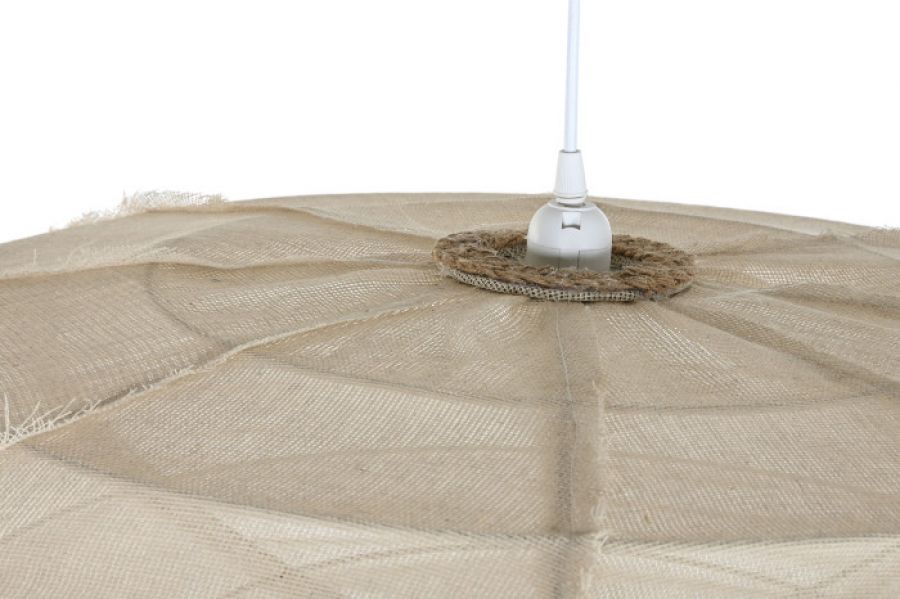 Lniana Lampa wisząca Japandi 80 cm  - Item International