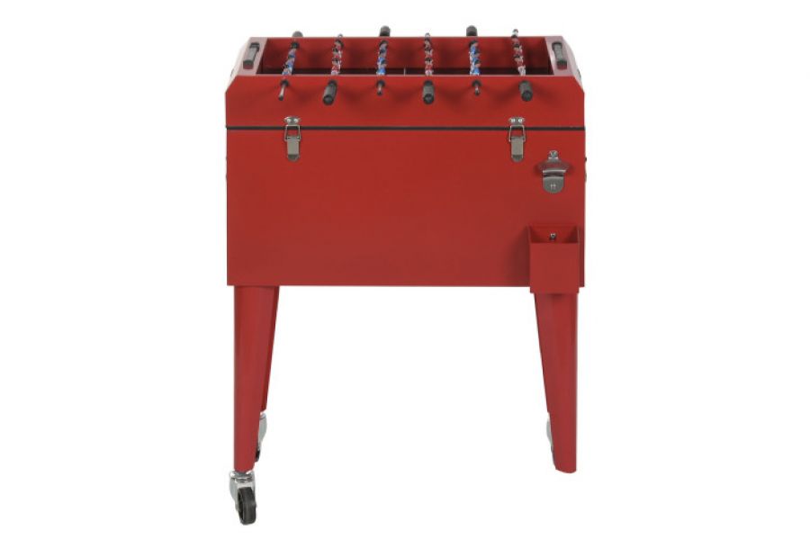 Lodówka retro Football Bar czerwona