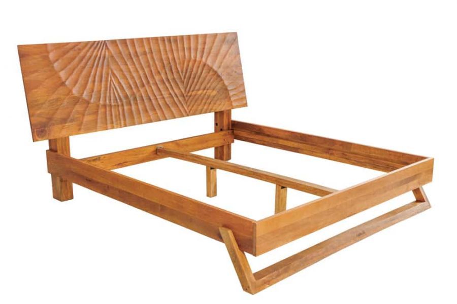 Łóżko drewniane Scorpion drewno mango natur 180x200 cm - Invicta Interior