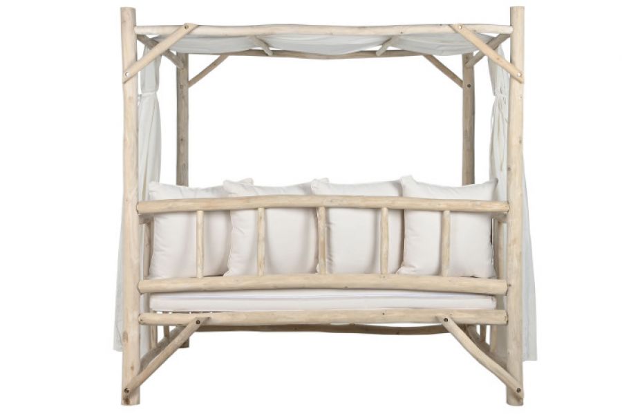 Łóżko ogrodowe Chill Out z drewna tekowego 180 cm - Item International