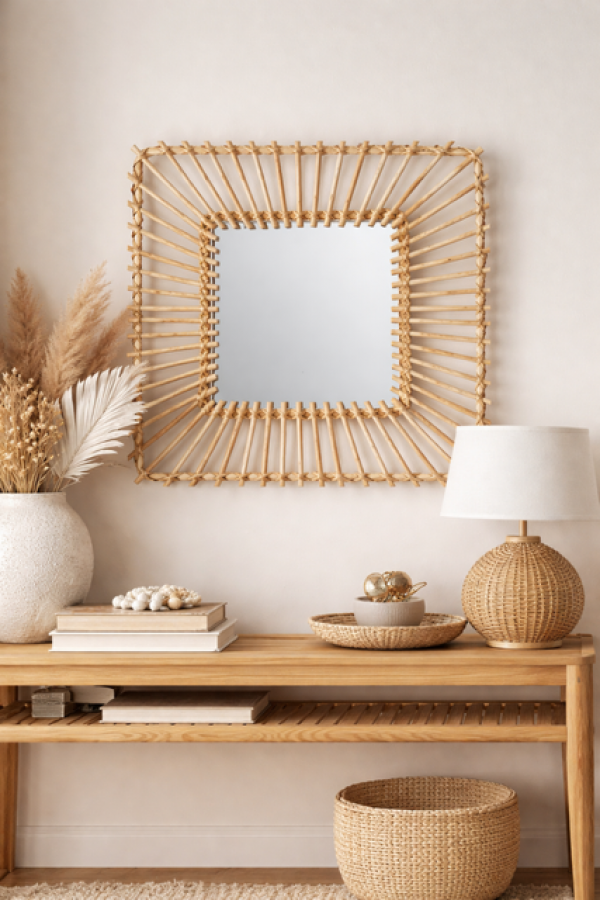 Lustro boho Flinston 40x40 - Atmosphera