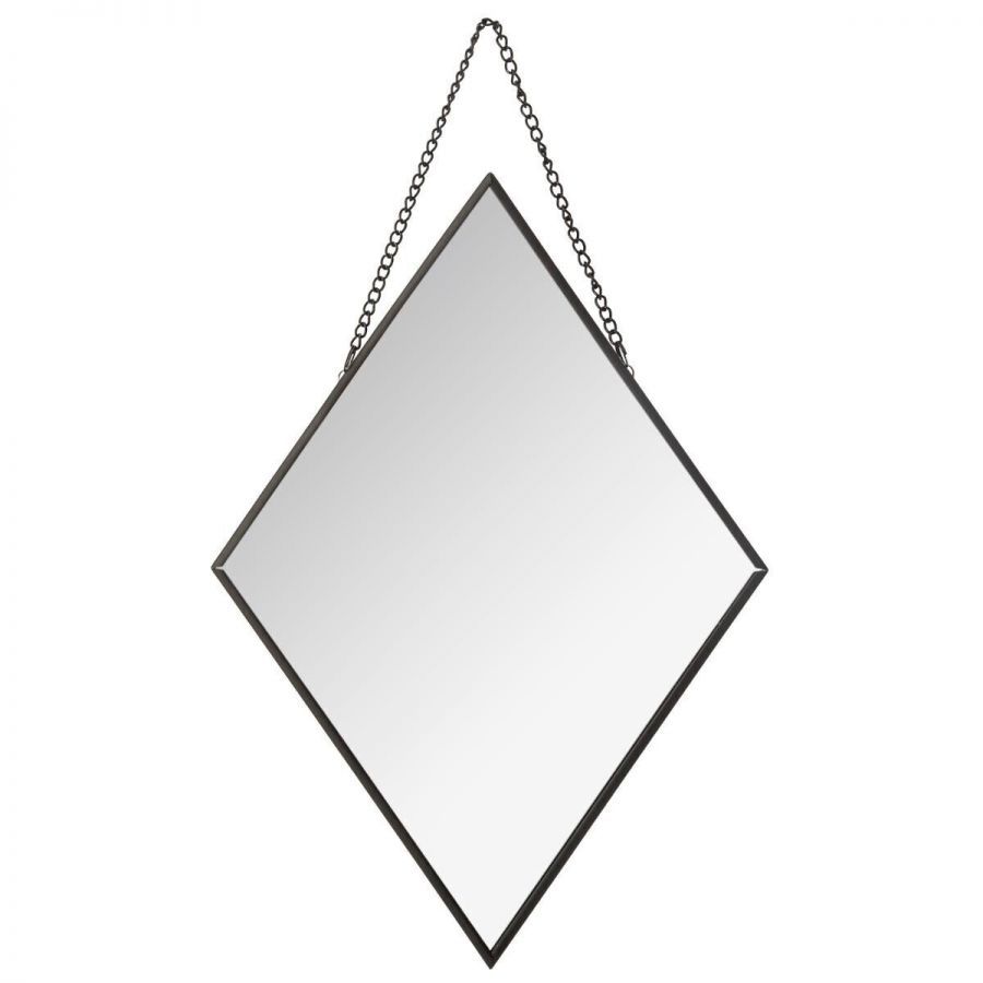 Lustro Diamond 3 szt czarne - Atmosphera