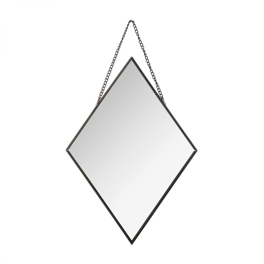 Lustro Diamond 3 szt czarne - Atmosphera
