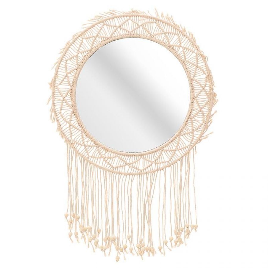 Lustro Makrama 40 cm - Inart