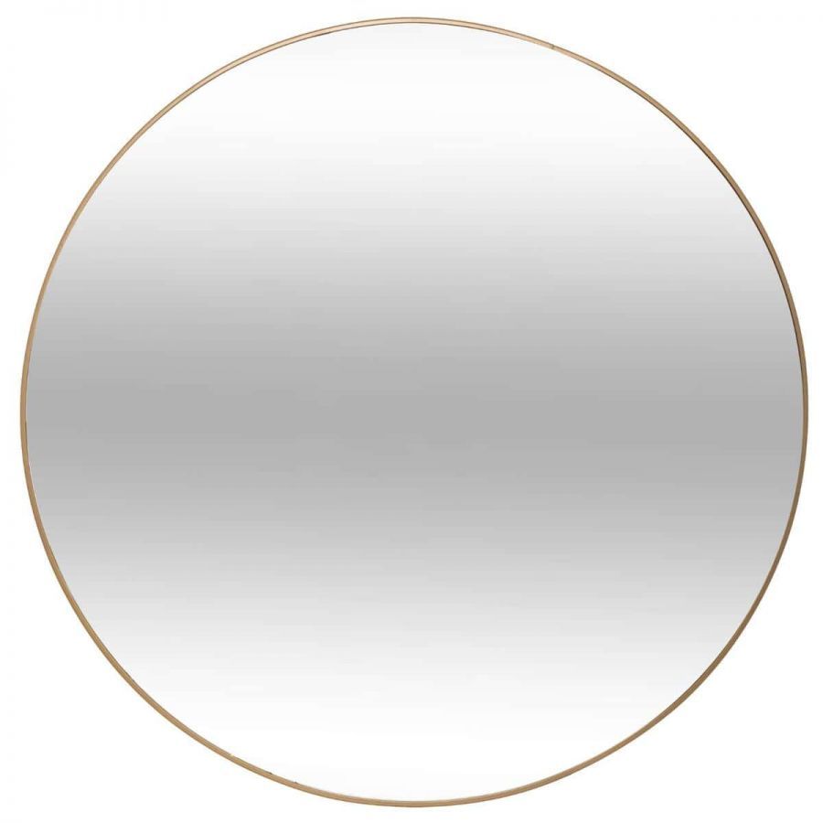 Lustro okrągłe złote 76cm - Atmosphera