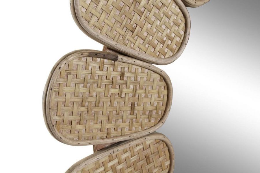 Lustro rattanowe 80 cm  - Item International