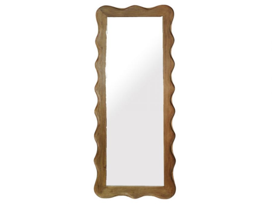 Lustro ścienne Wave drewno mango 181 cm 
