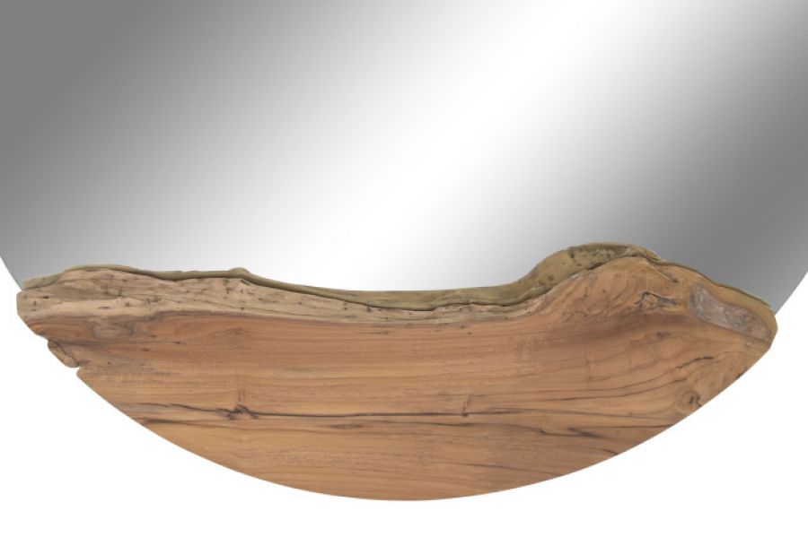 Lustro ścienne Woodland drewniane 100 cm - Item International