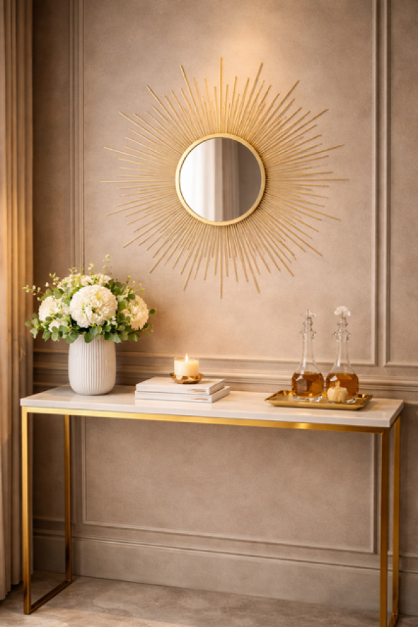 Lustro Słońce złote - Atmosphera