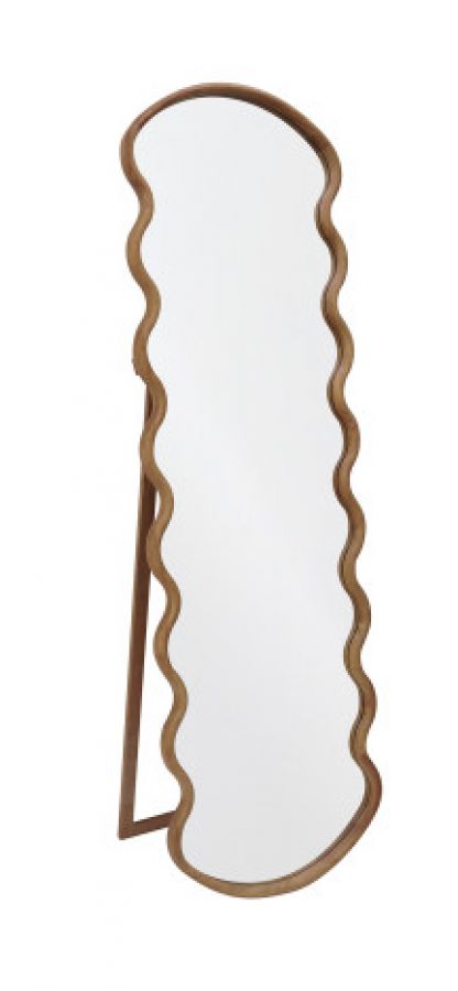 Lustro stojące drewniane Wave 163 cm