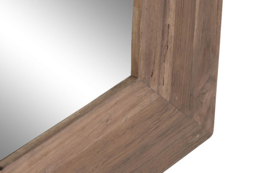 Lustro Valente z litego drewna tekowego z recyklingu 80x180 cm - Item International