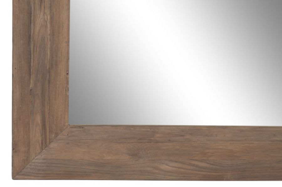 Lustro Valente z litego drewna tekowego z recyklingu 80x180 cm - Item International