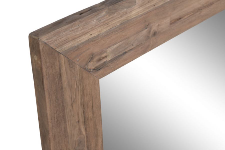 Lustro Valente z litego drewna tekowego z recyklingu 80x180 cm - Item International