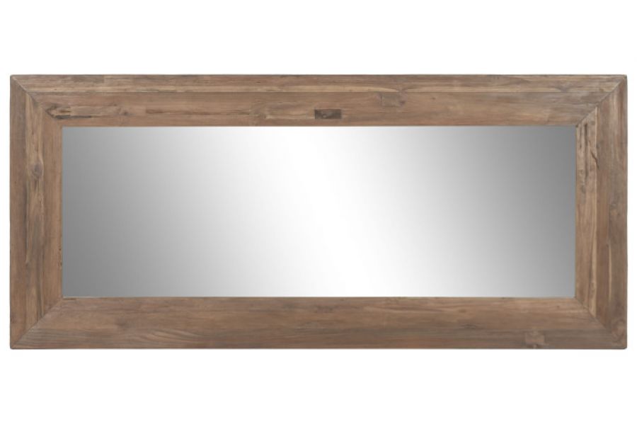 Lustro Valente z litego drewna tekowego z recyklingu 80x180 cm - Item International