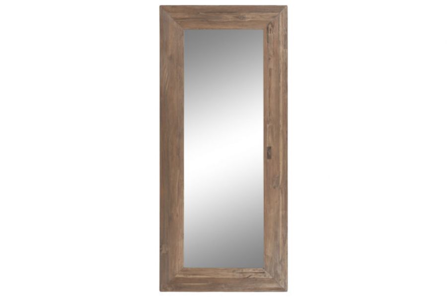Lustro Valente z litego drewna tekowego z recyklingu 80x180 cm - Item International