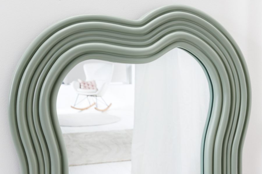 Lustro Wave Alice zielone - Invicta Interior