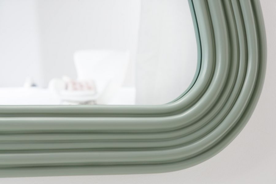 Lustro Wave Alice zielone - Invicta Interior