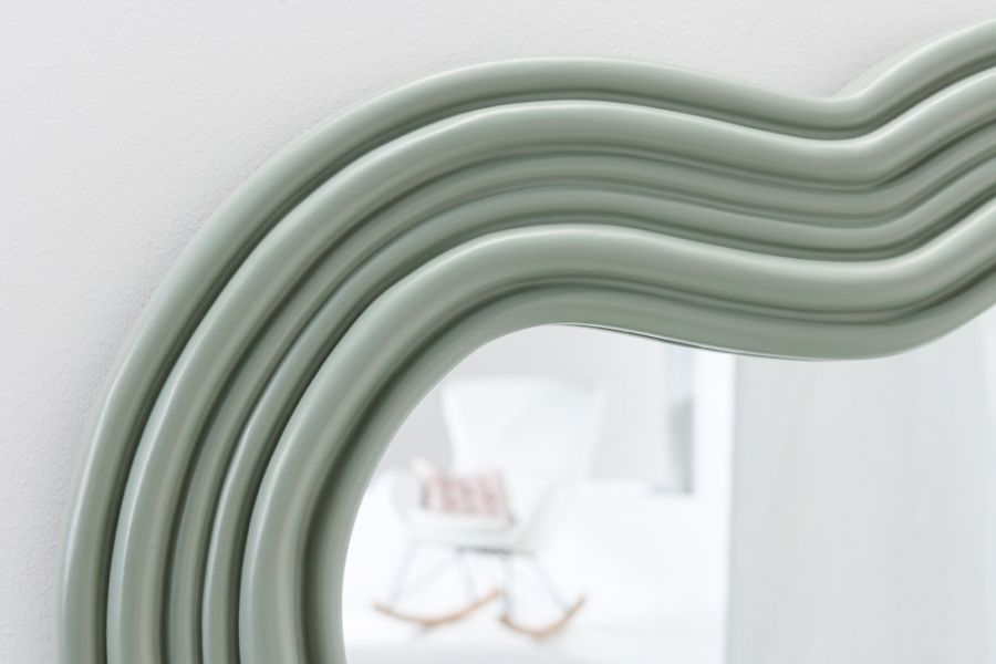 Lustro Wave Alice zielone - Invicta Interior