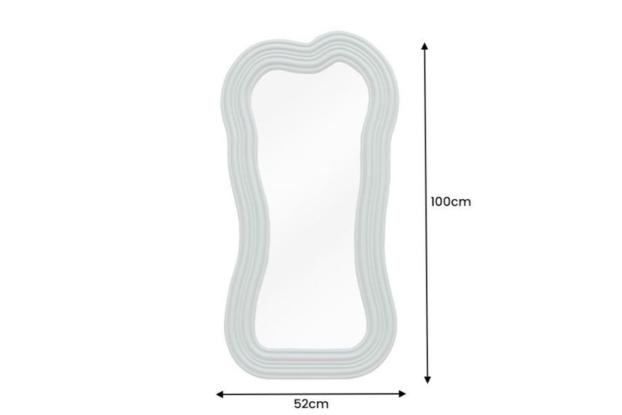 Lustro Wave Alice zielone - Invicta Interior