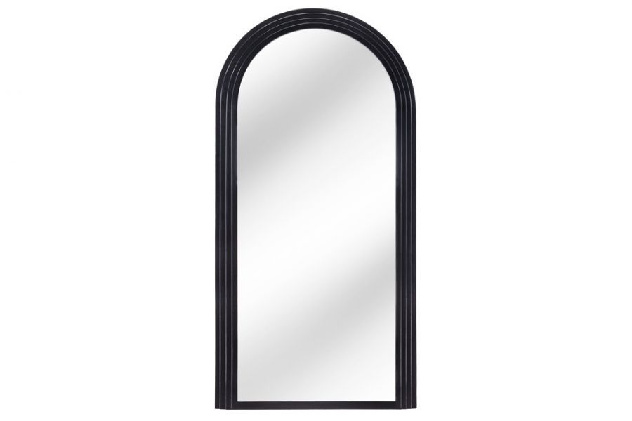 Lustro Wave Art Deco czarne - Invicta Interior