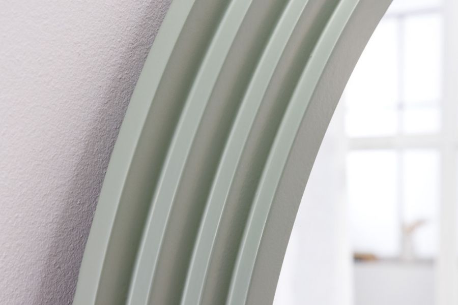 Lustro Wave Art Deco zielone - Invicta Interior