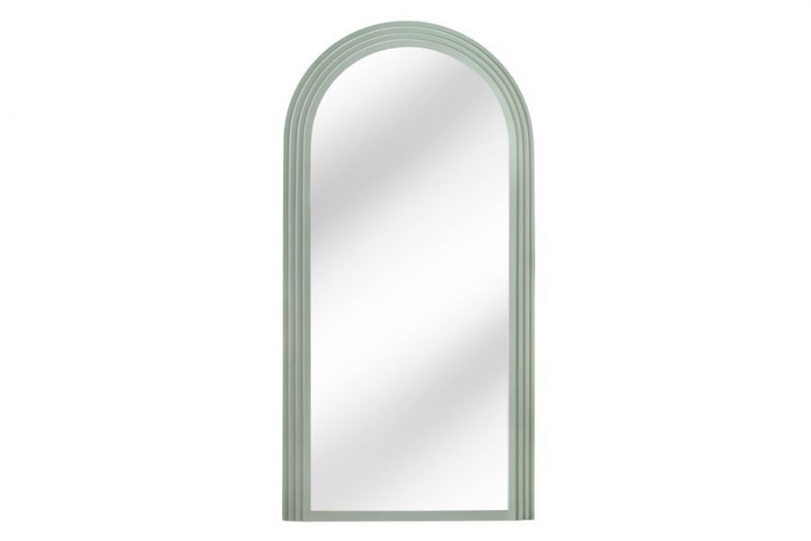 Lustro Wave Art Deco zielone - Invicta Interior
