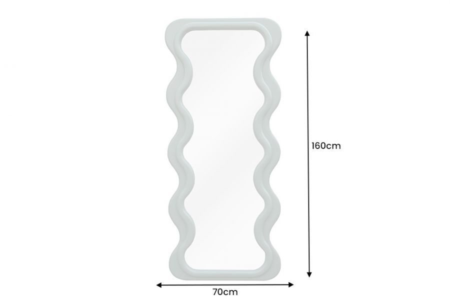 Lustro Wave Fala zielone - Invicta Interior