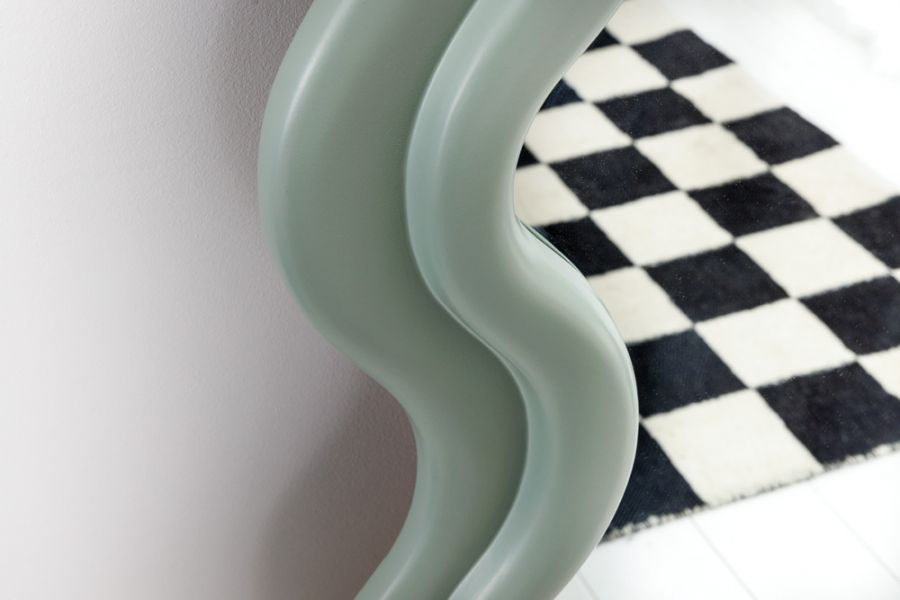 Lustro Wave Fala zielone - Invicta Interior