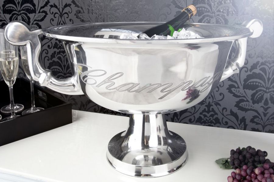 Misa Wine Cooler Champagne alu 40 cm srebrna   - Invicta Interior