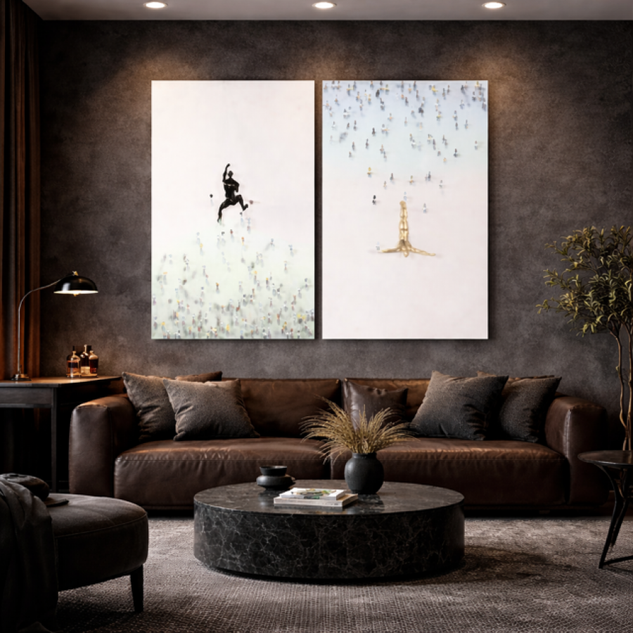 Obraz 3D Atleta 80 x 120 cm - Item International