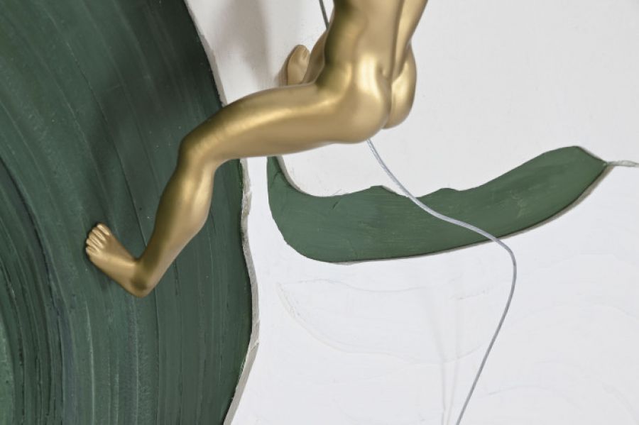 Obraz 3D Atleta zielony 80 x 120 cm