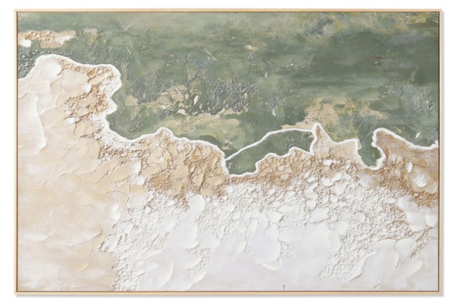 Obraz 3D Coastline Organic 183 x 123 cm