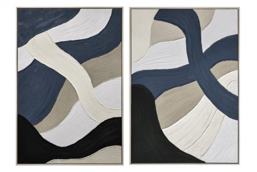 Obraz abstrakcyjny Dialog Form 83 x 123 cm