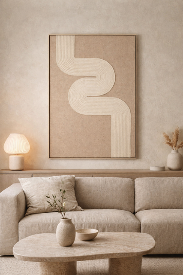 Obraz Aesthetic II jutowy 103x143 cm - Item International