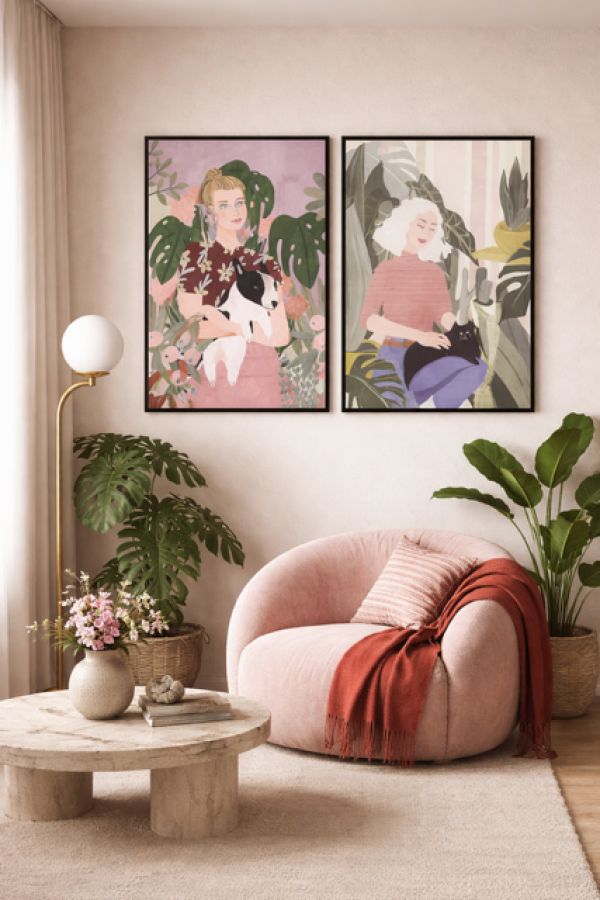 Obraz Animal Lover 80x120 cm - Item International