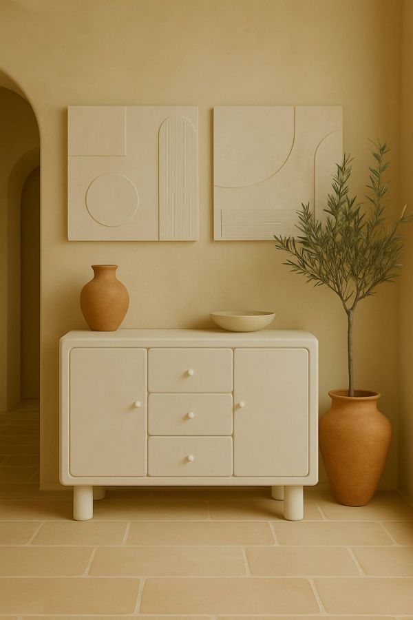 Obraz Cement biały 80x80 cm - Item International