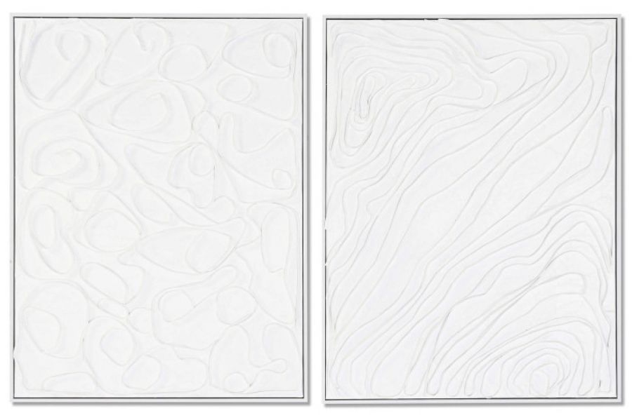 Obraz Fala Abstract 3D biały  - Item International
