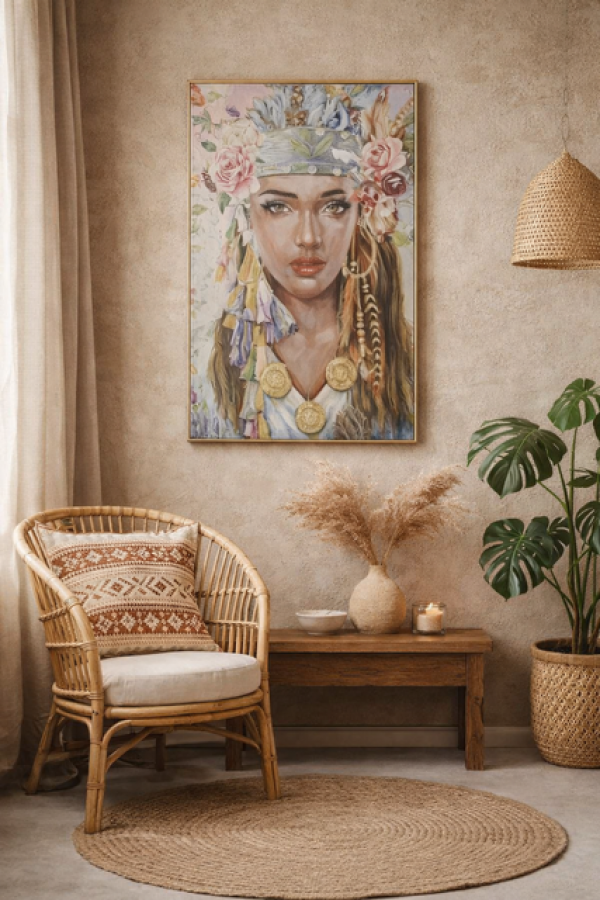 Obraz Kobieta w kwiatach - Inart