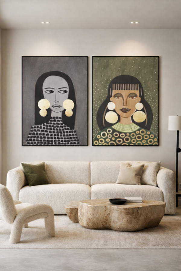 Obraz nowoczesny Woman 102x142 cm - Item International