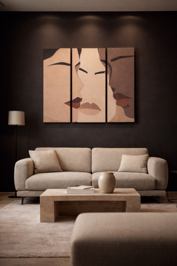 Obraz Tryptyk People 140x100 cm - Item International