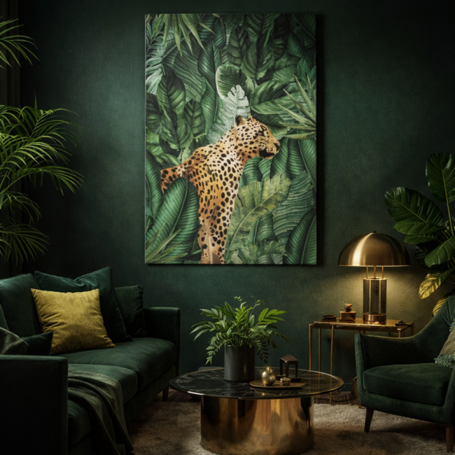 Obraz zielona dżungla 60x90