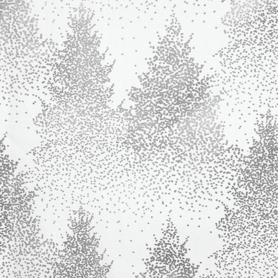Obrus świąteczny Choinki srebrne 140 x 360 cm - Atmosphera