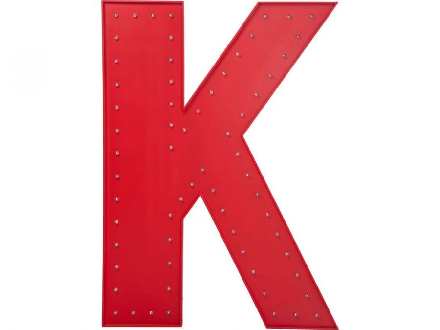 Lampa Kinkiet led litera "K"  - Kare Design