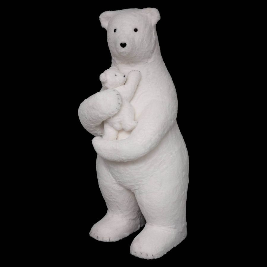 Ogromny pluszowy Miś polarny Mama z dzieckiem - Atmosphera