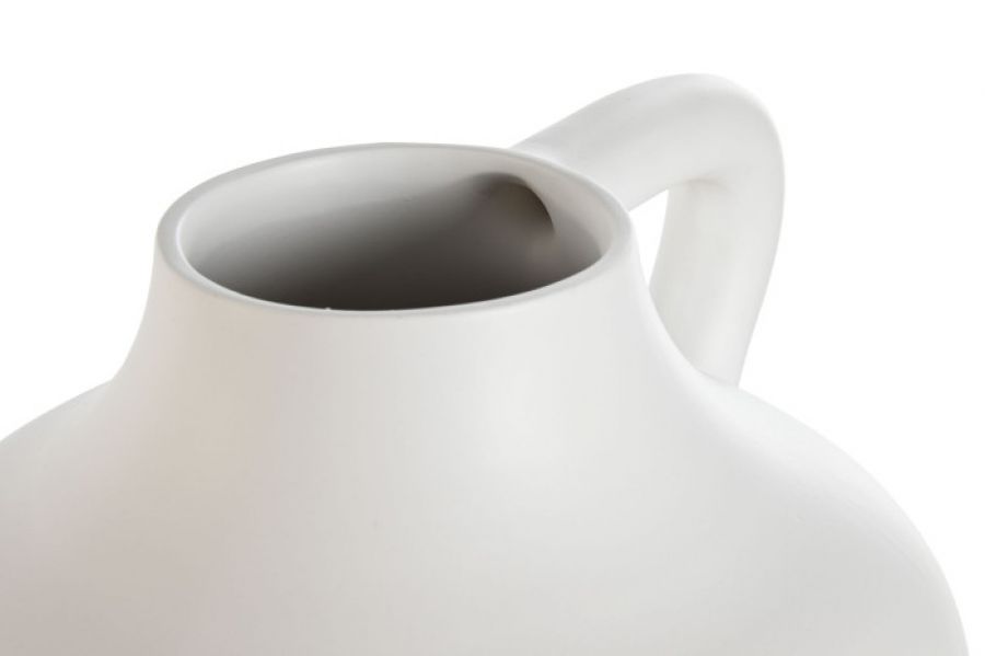 Ogromny Wazon ceramiczny Santorini biały 50 cm - Item International