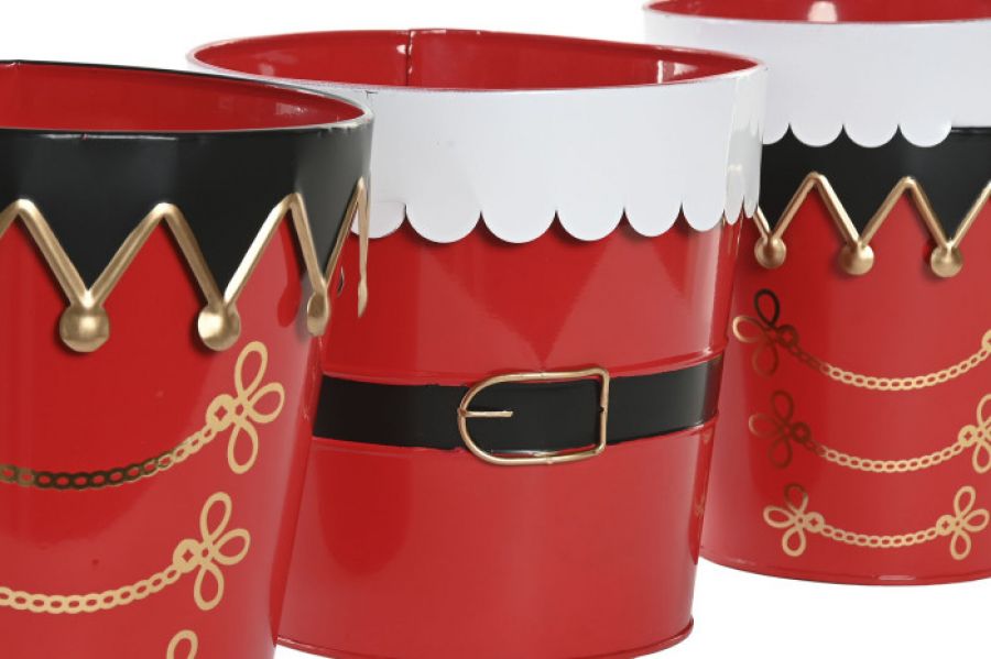 Osłonki świąteczne Santa Style 3 szt - Item International