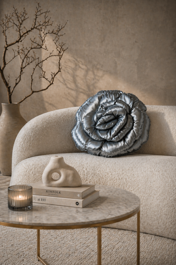 Poduszka Cushion Bloom szara