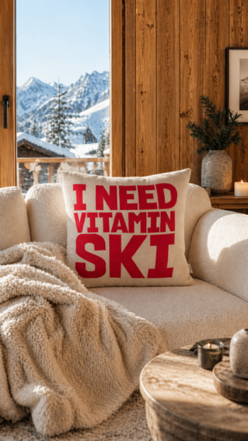 Poduszka I need vitamin Ski  - Boltze